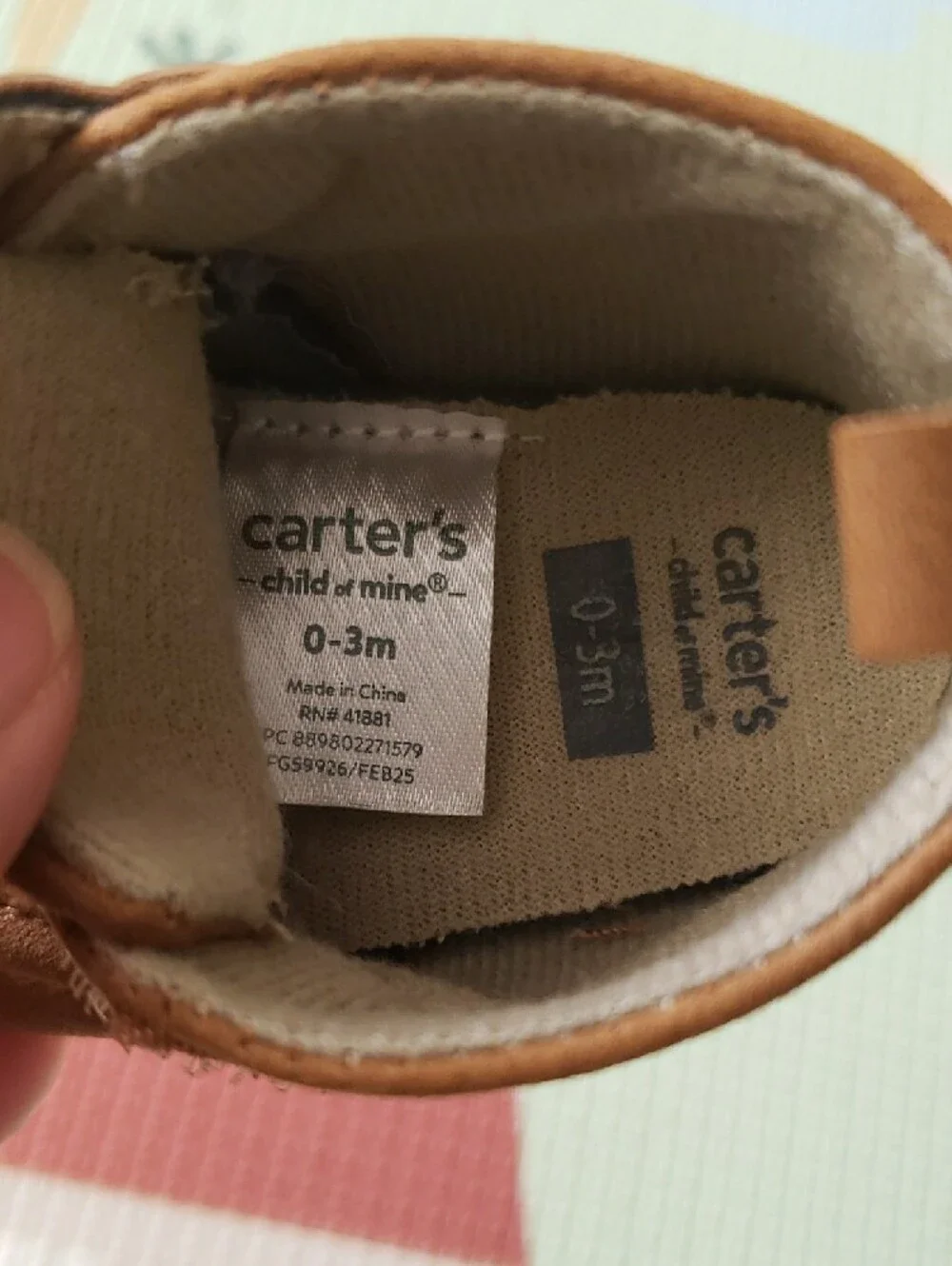 Baby Shoes — White Lace-Up Sneakers & Brown Hook-and-Loop Booties